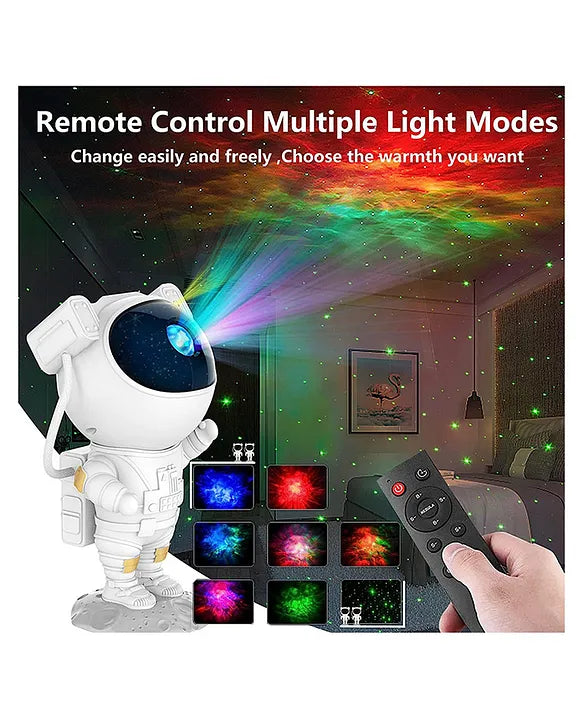 Astronaut Light Projector, 360° Rotating Astro Allen Projector, Two Timing Modes, Multiple Modes for Baby and Children's Rooms, Starlight Projector