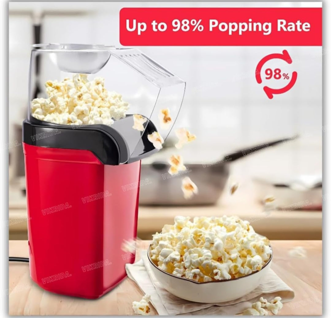 Hot Air Popper, Electric Popcorn Maker (1 year warranty)