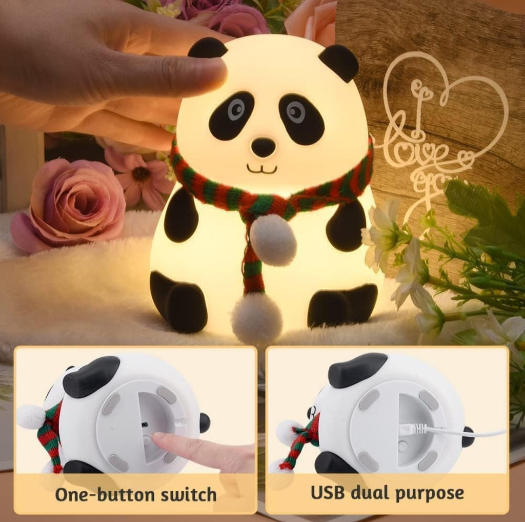 Silicone Panda Night Light for Kids