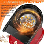 Hot Air Popper, Electric Popcorn Maker (1 year warranty)