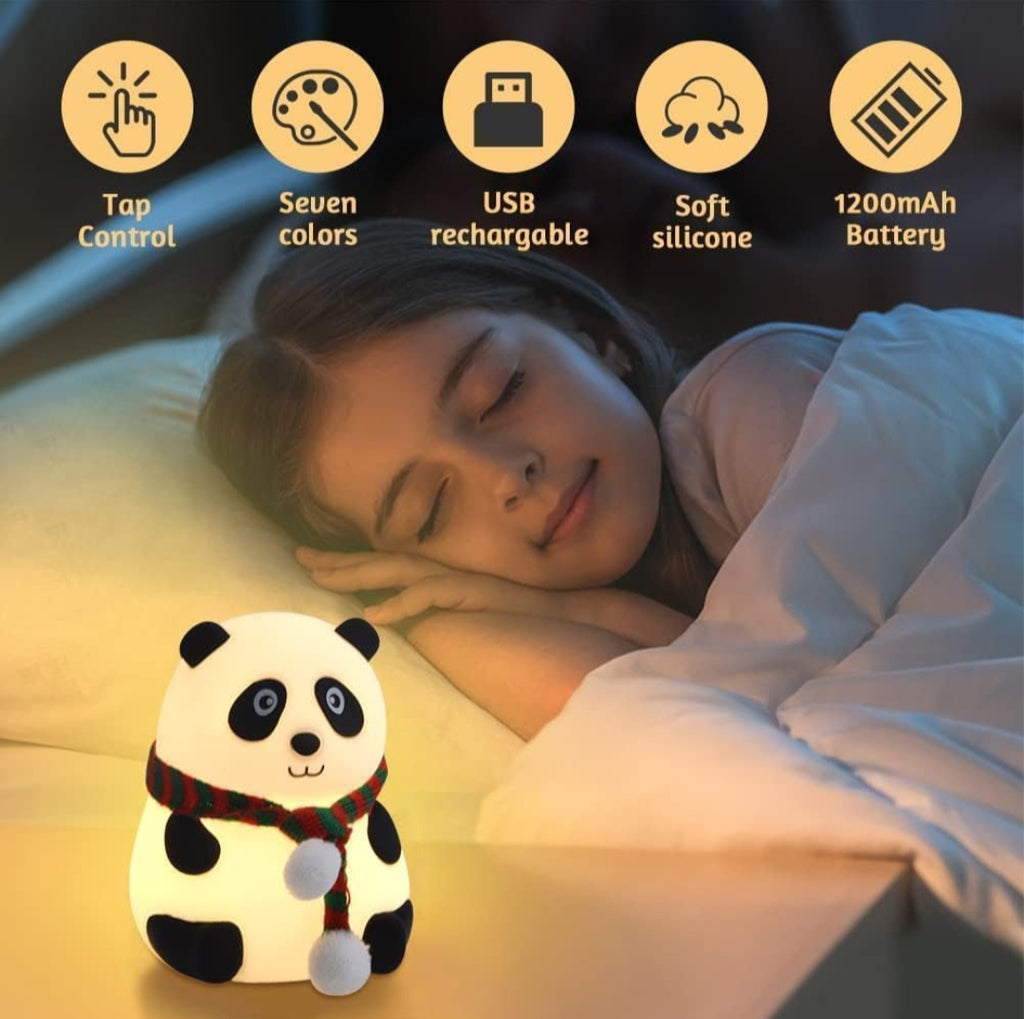 Silicone Panda Night Light for Kids