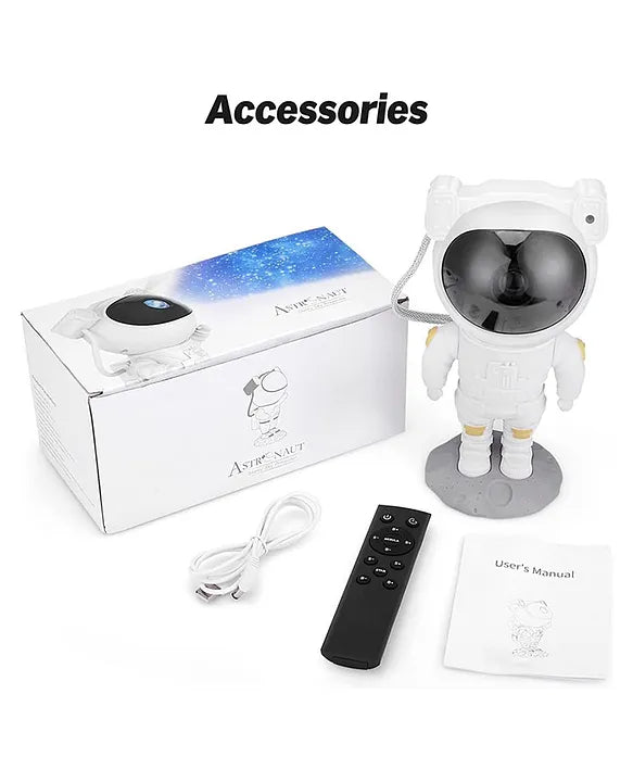 Astronaut Light Projector, 360° Rotating Astro Allen Projector, Two Timing Modes, Multiple Modes for Baby and Children's Rooms, Starlight Projector