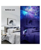 Astronaut Light Projector, 360° Rotating Astro Allen Projector, Two Timing Modes, Multiple Modes for Baby and Children's Rooms, Starlight Projector