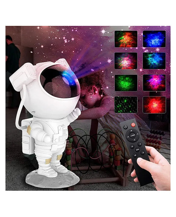 Astronaut Light Projector, 360° Rotating Astro Allen Projector, Two Timing Modes, Multiple Modes for Baby and Children's Rooms, Starlight Projector