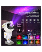 Astronaut Light Projector, 360° Rotating Astro Allen Projector, Two Timing Modes, Multiple Modes for Baby and Children's Rooms, Starlight Projector