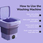 Mini Portable Washing Machine